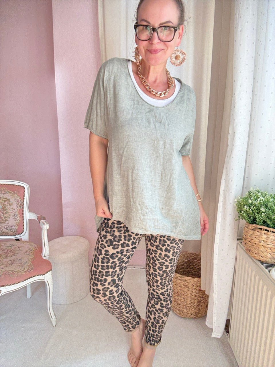 Shirt Amalia Olive - FROLLEIN KÄTHE Shop