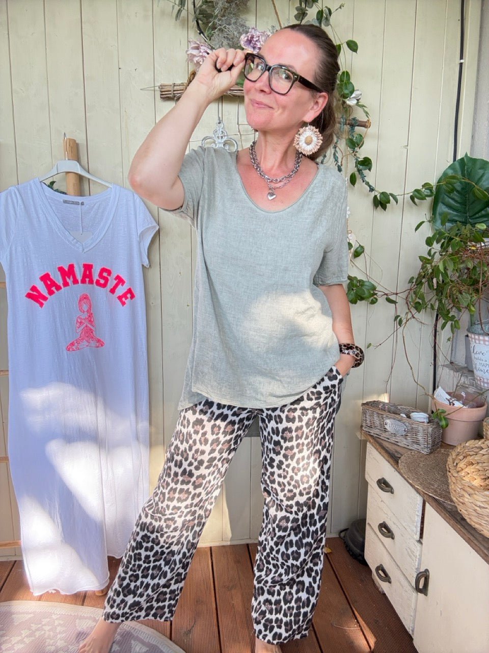 Shirt Amalia Olive - FROLLEIN KÄTHE Shop