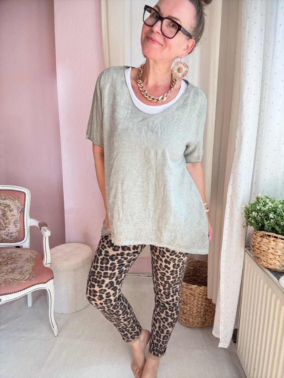 Shirt Amalia Olive - FROLLEIN KÄTHE Shop