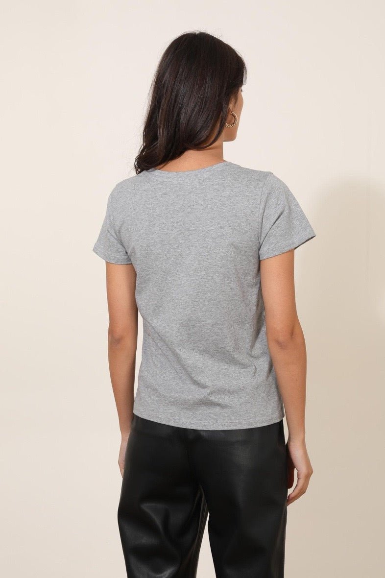 Shirt Basic Betty Grau - FROLLEIN KÄTHE Shop