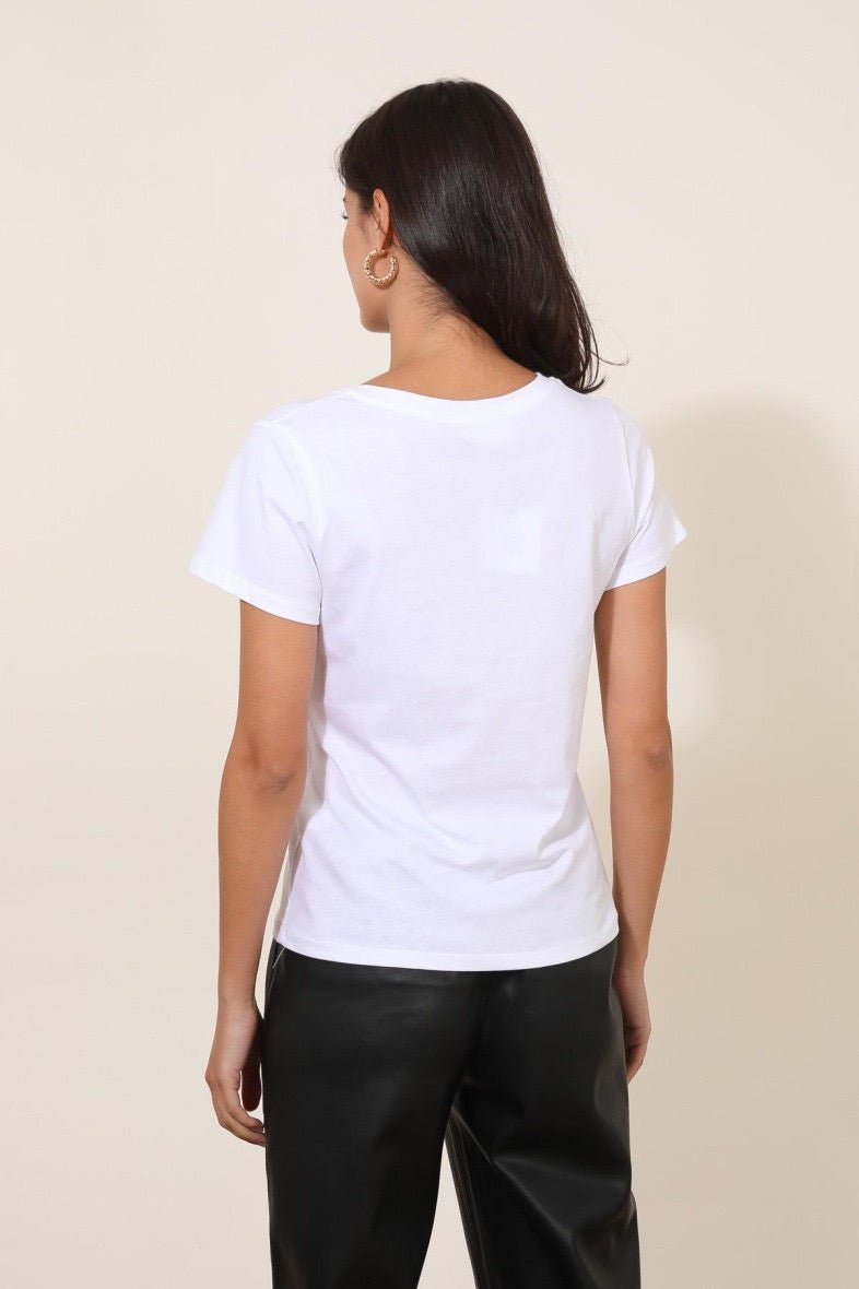 Shirt Basic Betty Weiß - FROLLEIN KÄTHE Shop