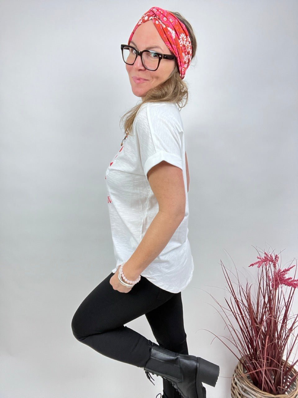 Shirt Edelmädel Long Slub Love your Body Weiß - FROLLEIN KÄTHE Shop