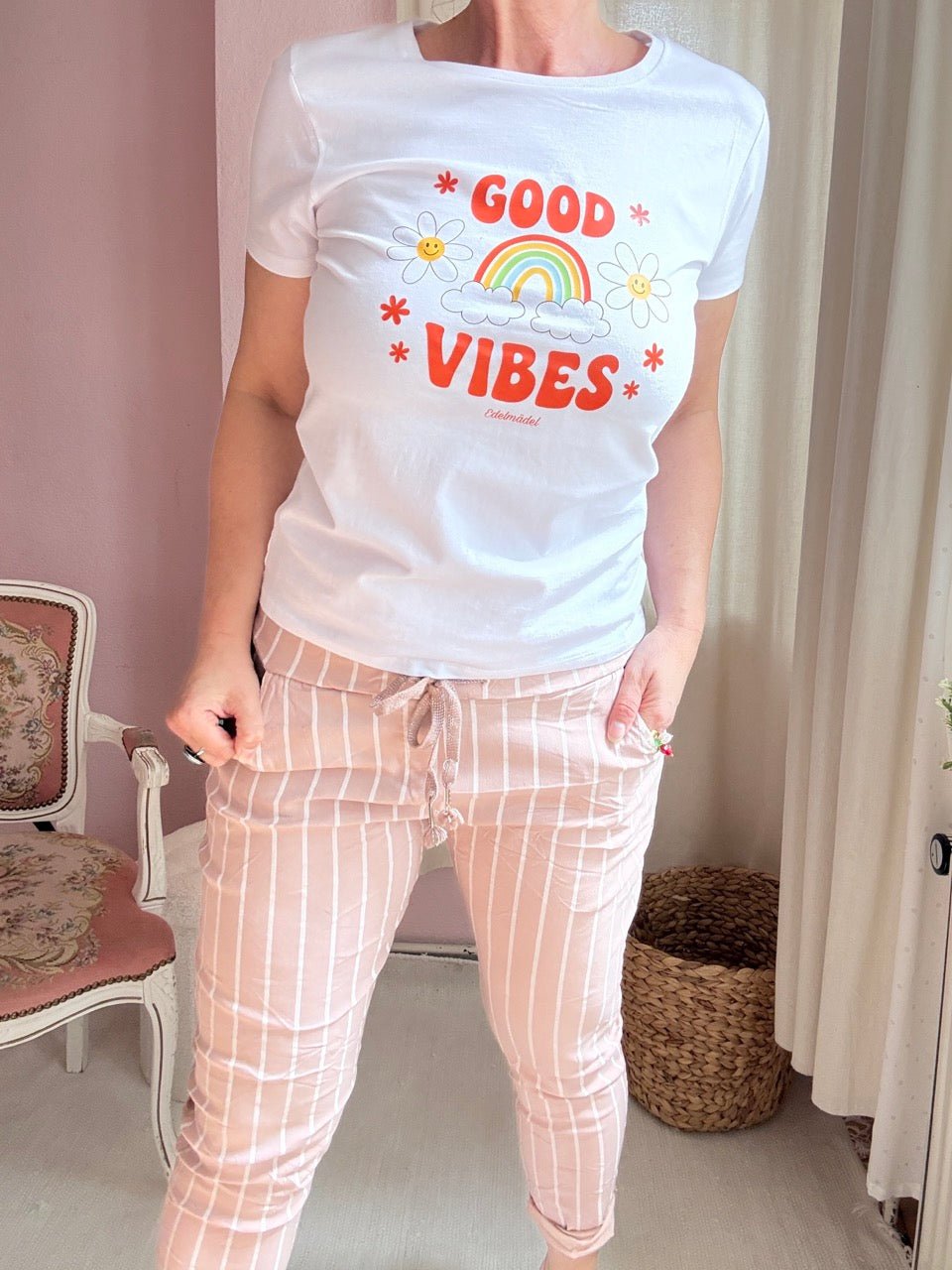Shirt Edelmädel Premium Good Vibes Premium - FROLLEIN KÄTHE Shop