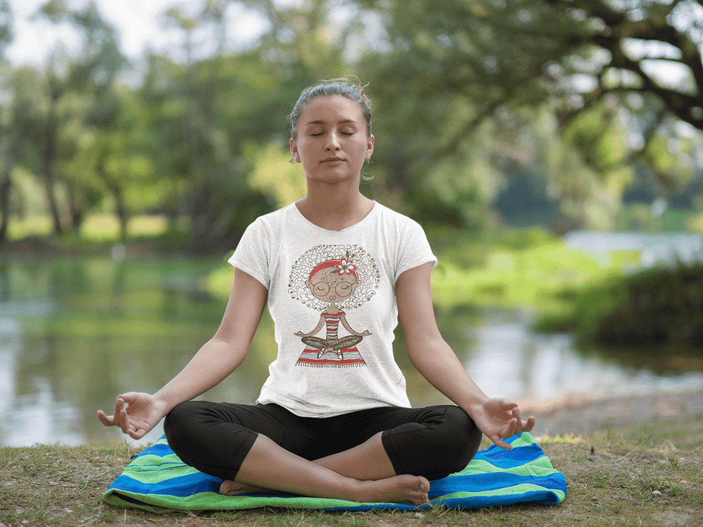 Shirt Edelmädel Premium Meditation Girl - FROLLEIN KÄTHE Shop