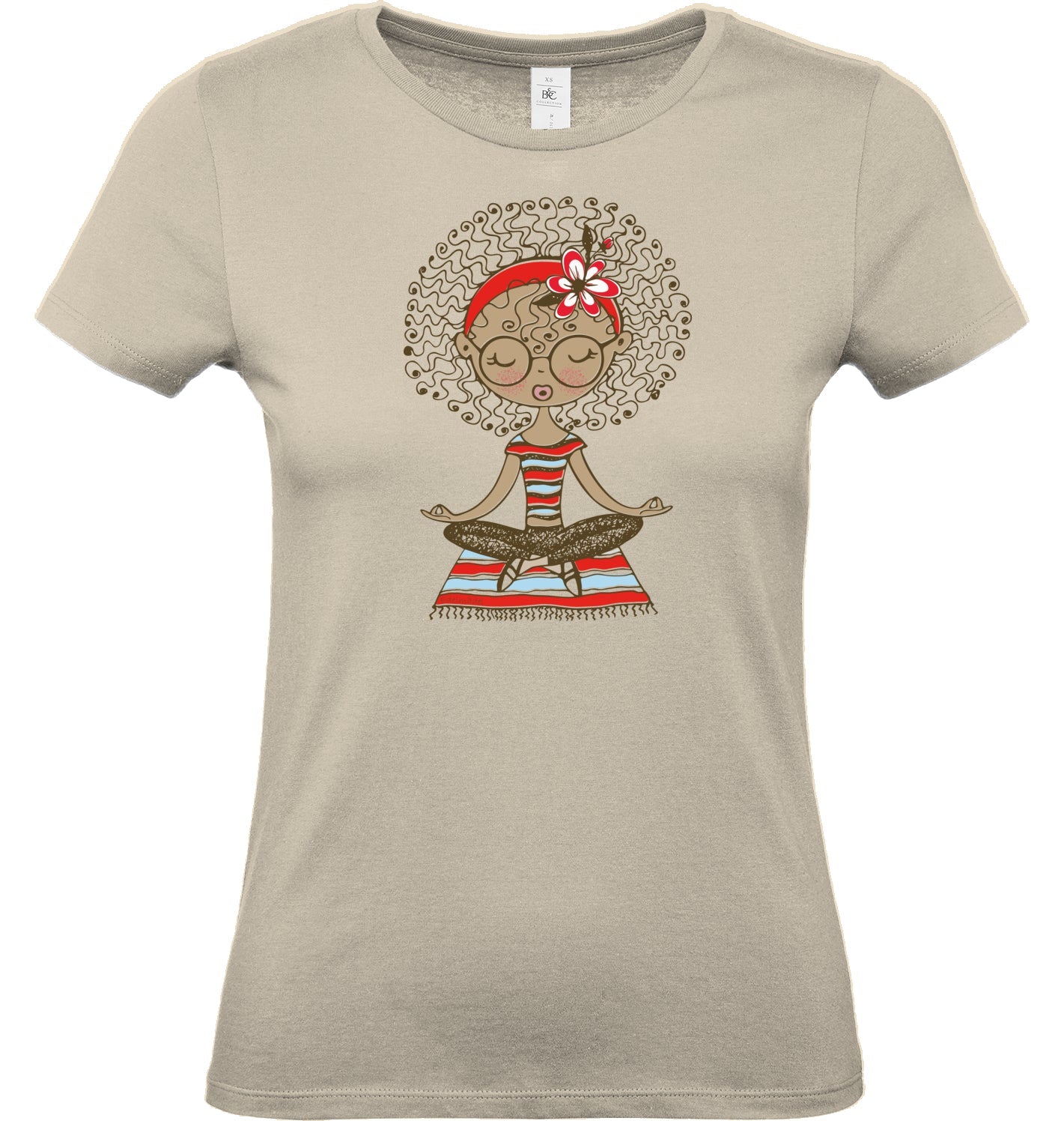 Shirt Edelmädel Premium Meditation Girl - FROLLEIN KÄTHE Shop