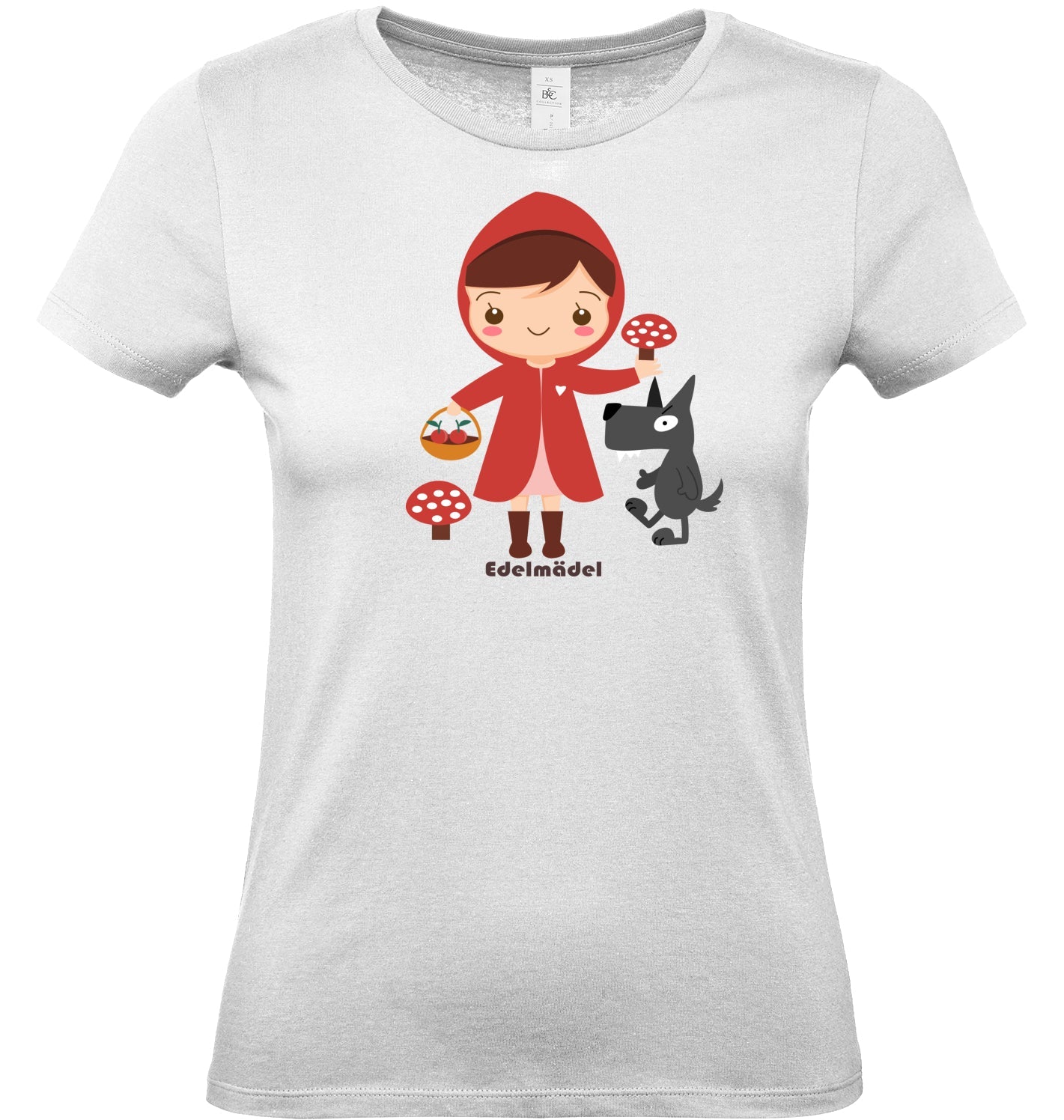 Shirt Edelmädel Premium Rotkäppchen - versch. Farben - FROLLEIN KÄTHE Shop