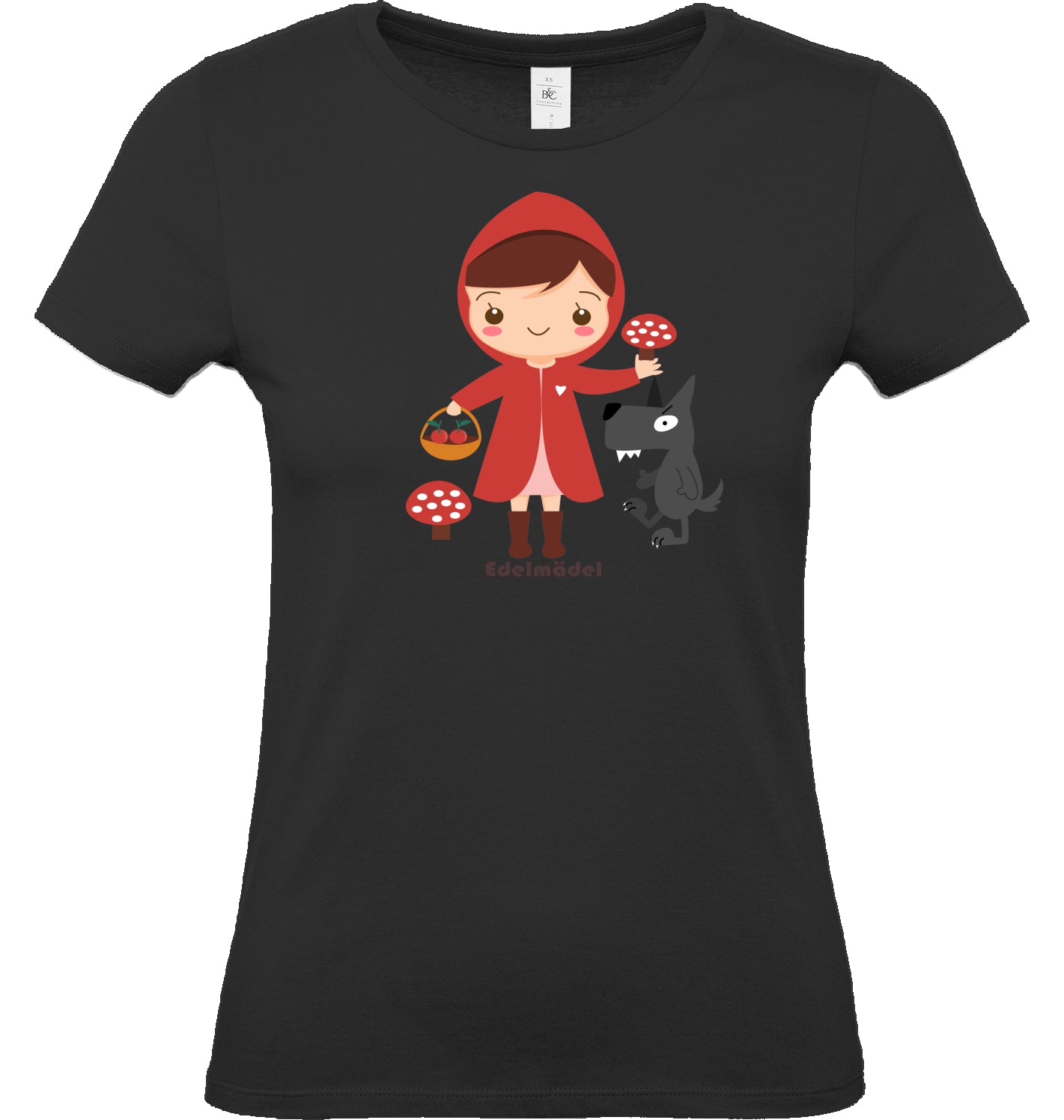 Shirt Edelmädel Premium Rotkäppchen - versch. Farben - FROLLEIN KÄTHE Shop