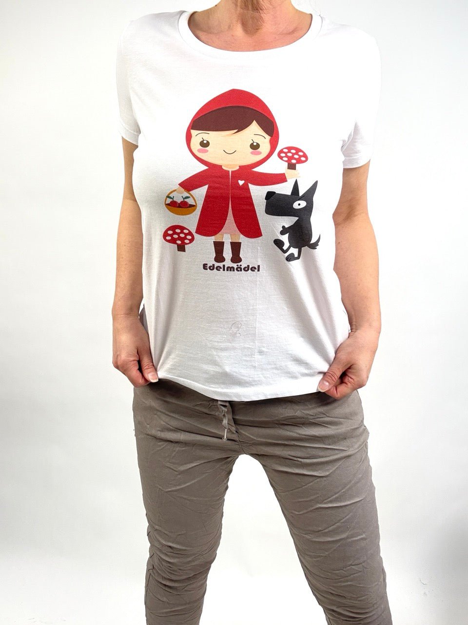 Shirt Edelmädel Premium Rotkäppchen - versch. Farben - FROLLEIN KÄTHE Shop