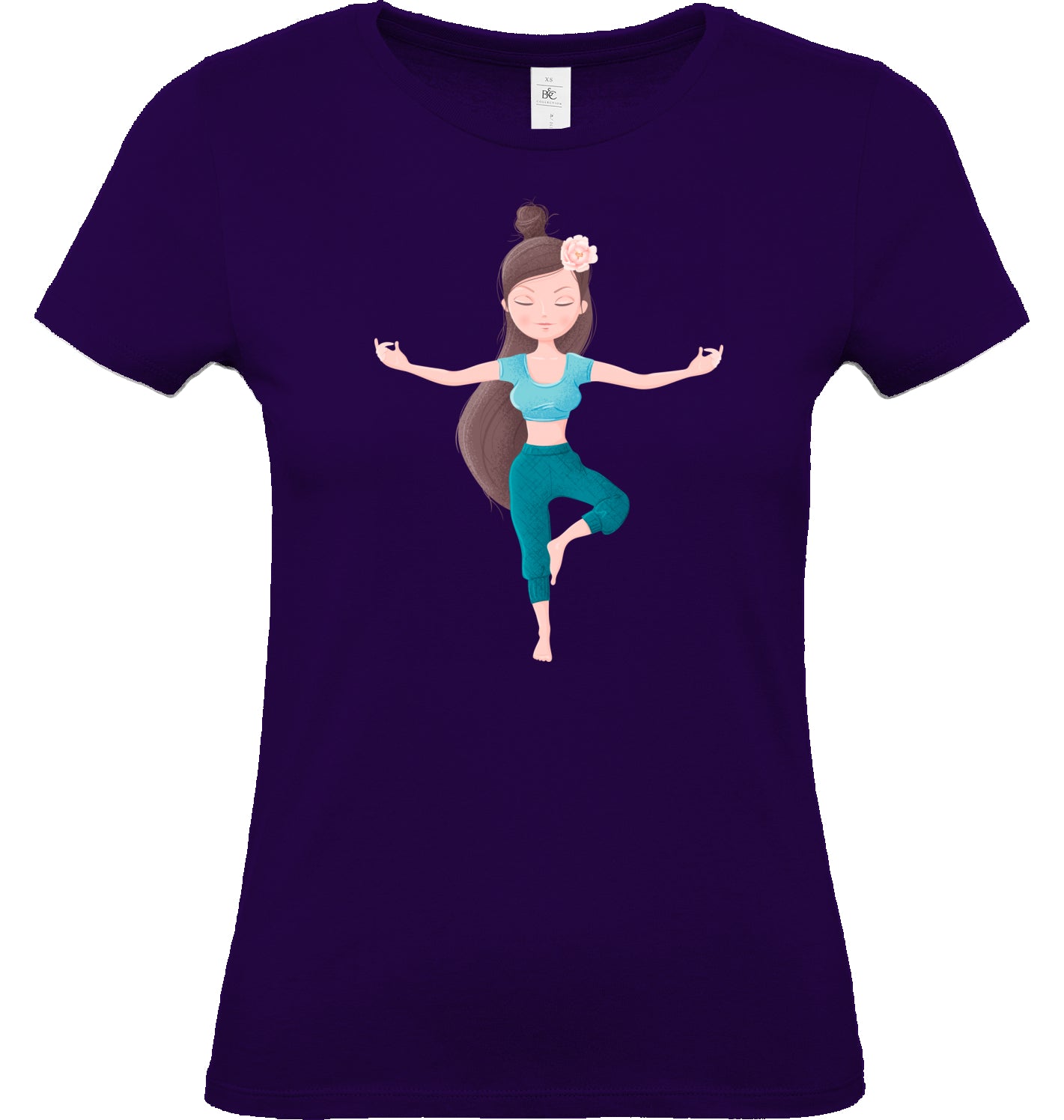 Shirt Edelmädel Premium Yoga Girl Tree - FROLLEIN KÄTHE Shop