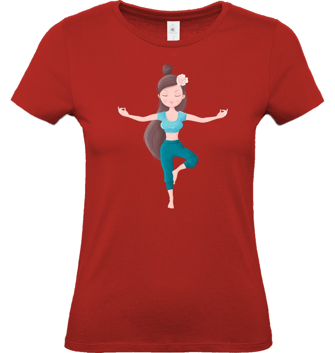 Shirt Edelmädel Premium Yoga Girl Tree - FROLLEIN KÄTHE Shop