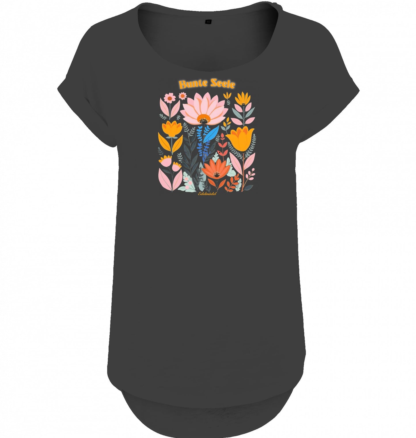 Shirt Edelmädel Slub Bunte Seele - FROLLEIN KÄTHE Shop