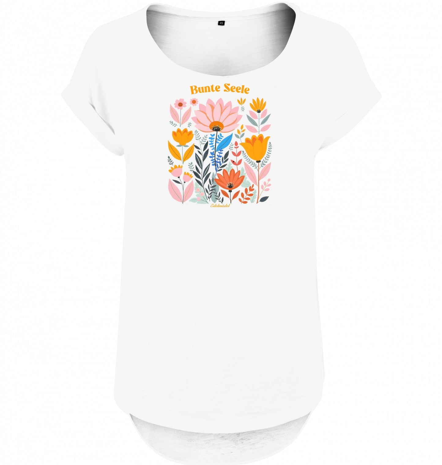 Shirt Edelmädel Slub Bunte Seele - FROLLEIN KÄTHE Shop