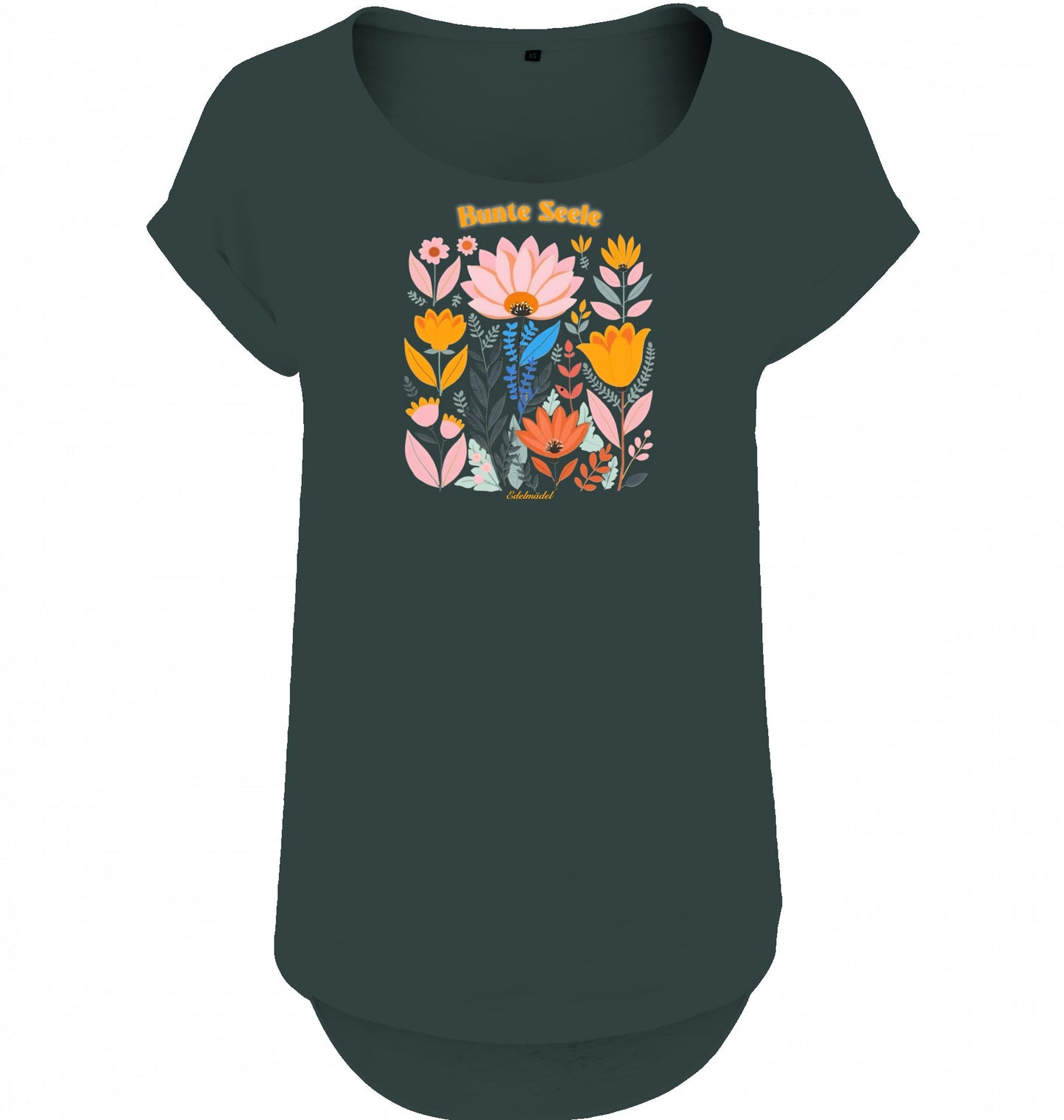 Shirt Edelmädel Slub Bunte Seele - FROLLEIN KÄTHE Shop
