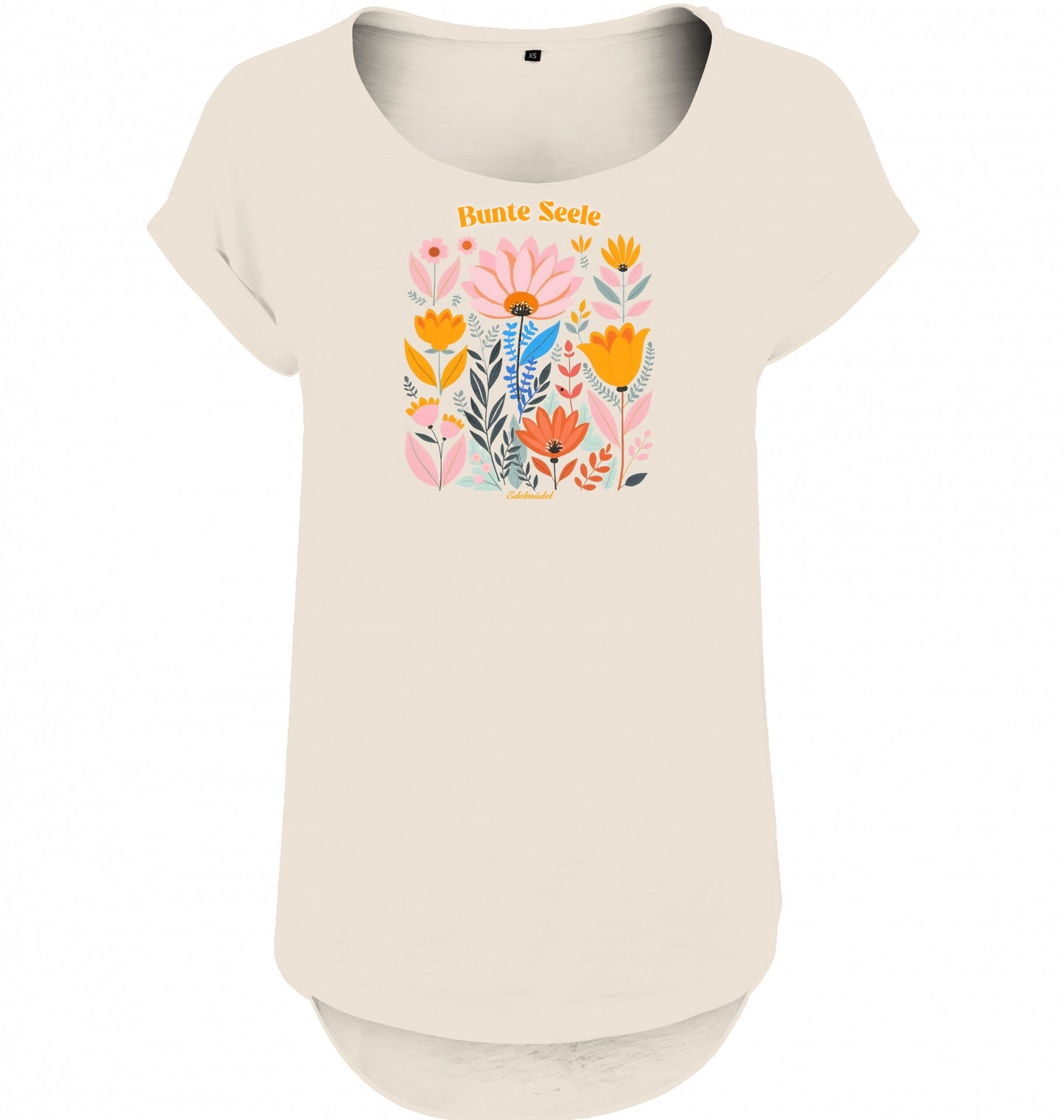 Shirt Edelmädel Slub Bunte Seele - FROLLEIN KÄTHE Shop