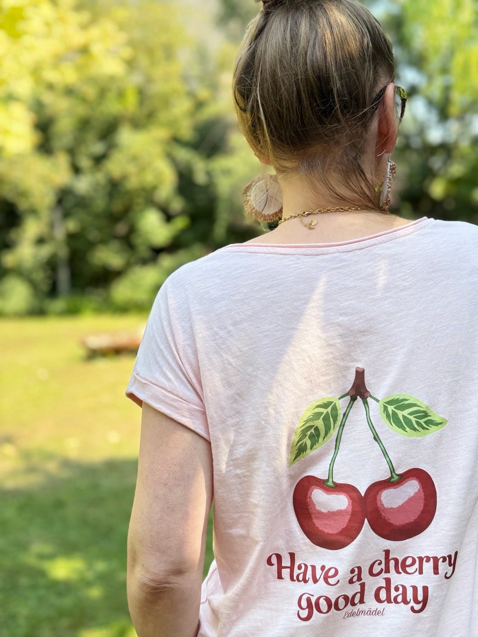 Shirt Edelmädel Slub Cherry Day - FROLLEIN KÄTHE Shop