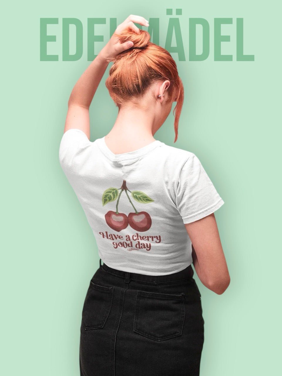 Shirt Edelmädel Slub Cherry Day - FROLLEIN KÄTHE Shop