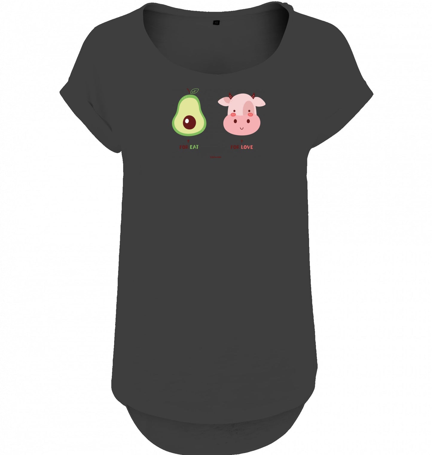 Shirt Edelmädel Slub for eat for love - FROLLEIN KÄTHE Shop