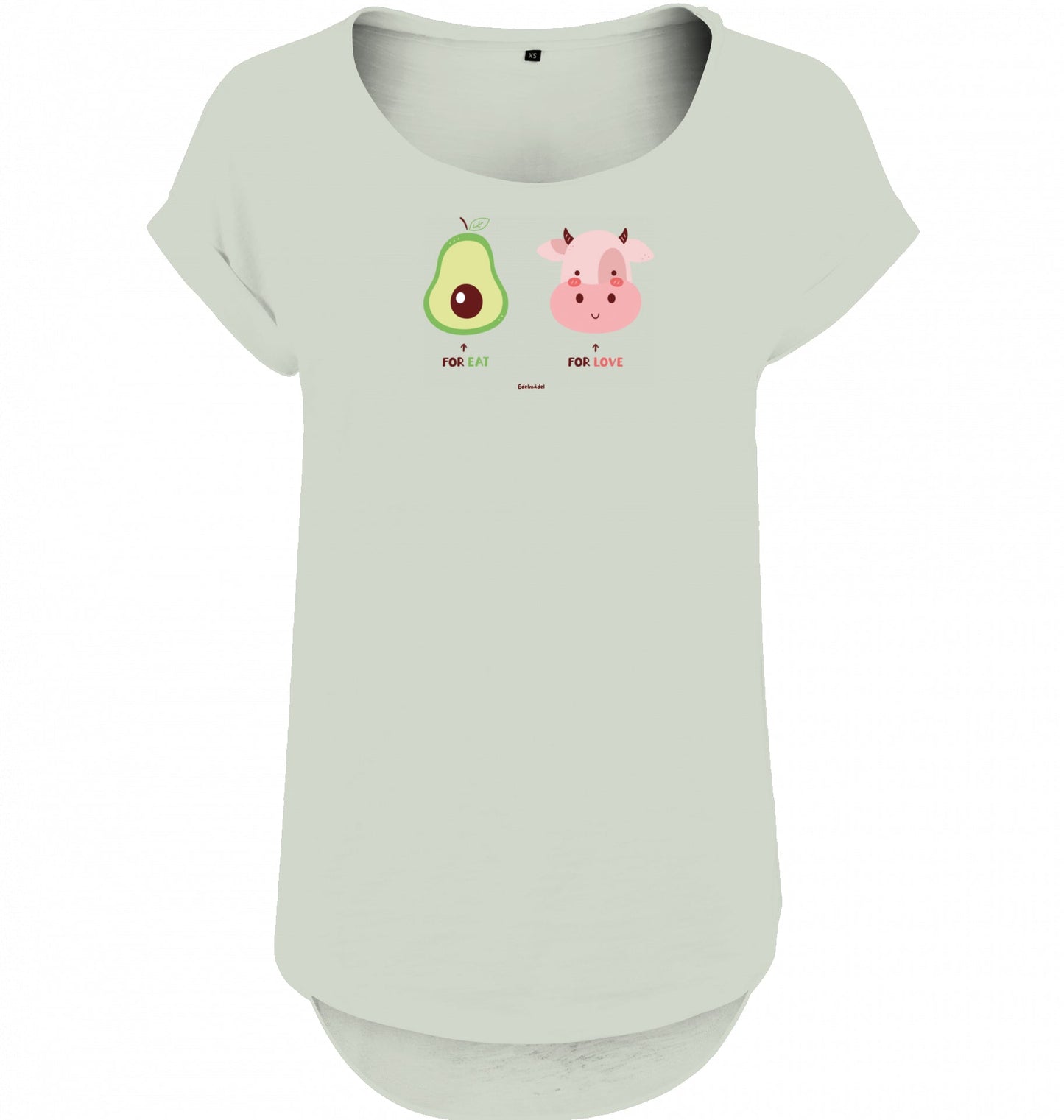 Shirt Edelmädel Slub for eat for love - FROLLEIN KÄTHE Shop