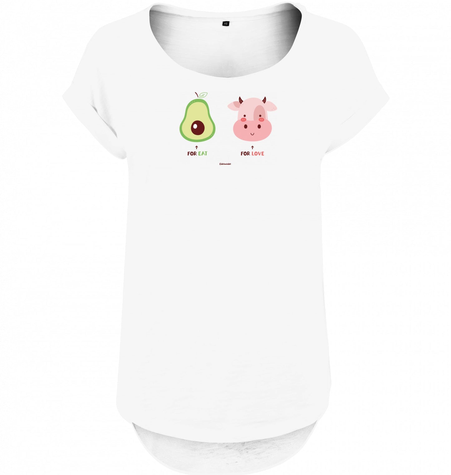 Shirt Edelmädel Slub for eat for love - FROLLEIN KÄTHE Shop