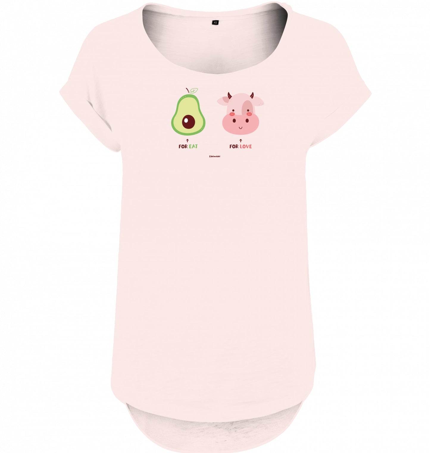 Shirt Edelmädel Slub for eat for love - FROLLEIN KÄTHE Shop