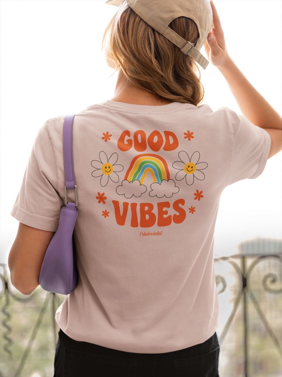 Shirt Edelmädel Slub Good Vibes - FROLLEIN KÄTHE Shop