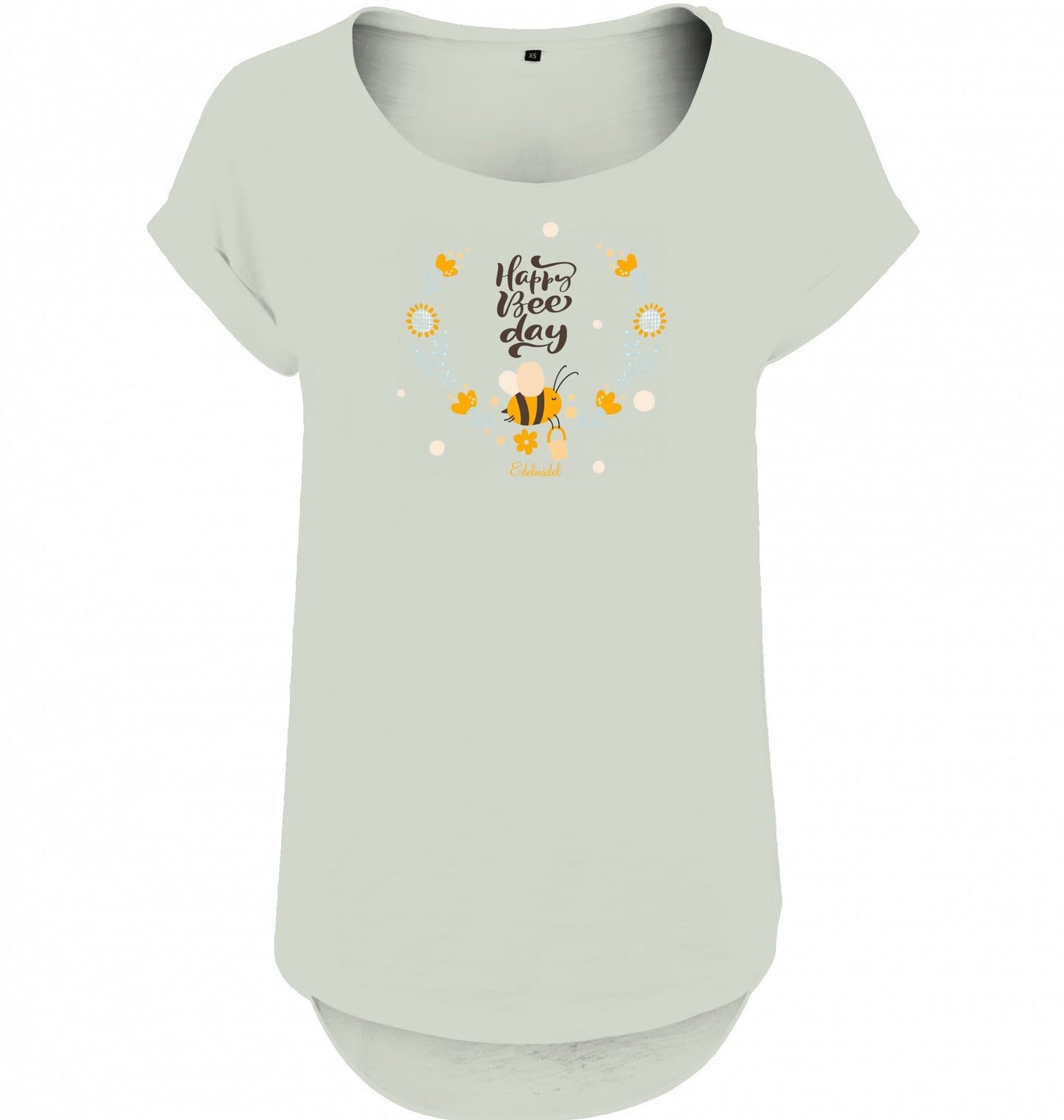 Shirt Edelmädel Slub Happy Bee day - FROLLEIN KÄTHE Shop