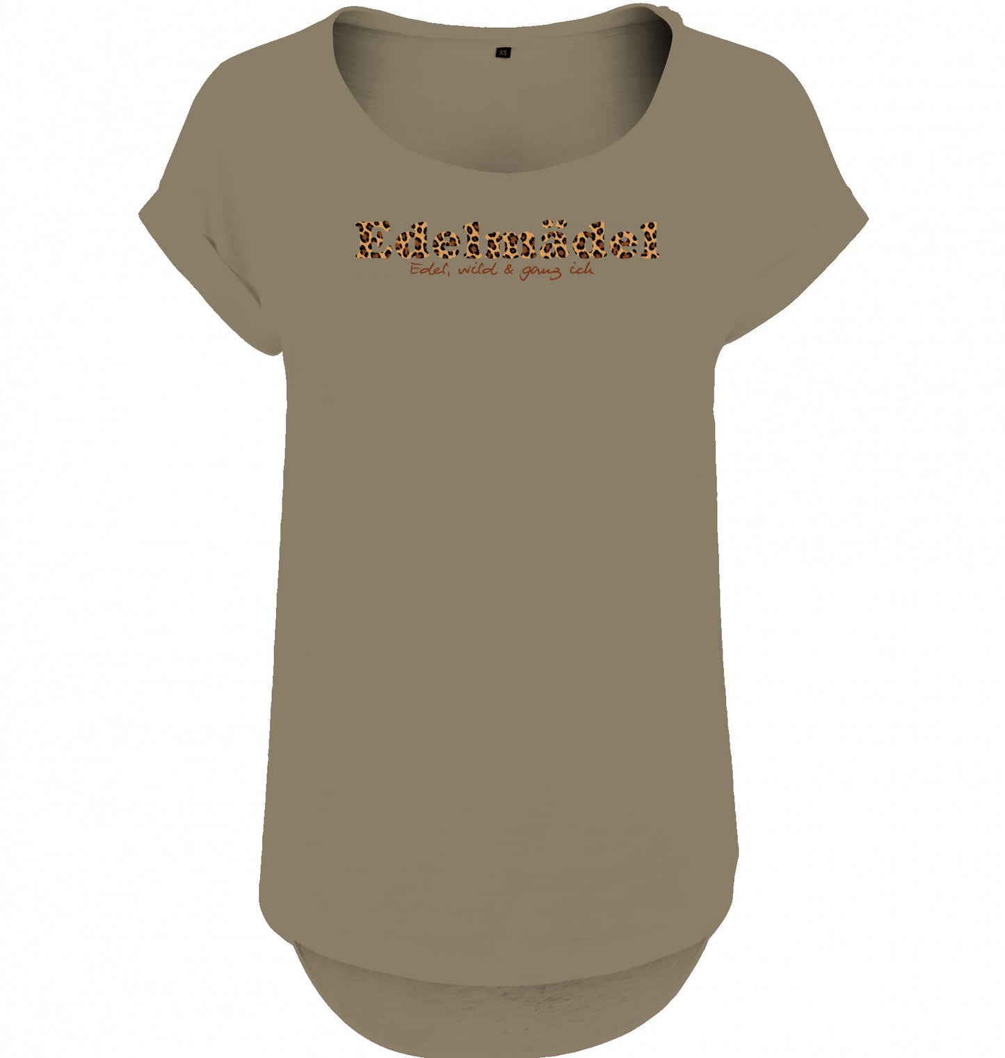 Shirt Edelmädel Slub Leo Logo - FROLLEIN KÄTHE Shop