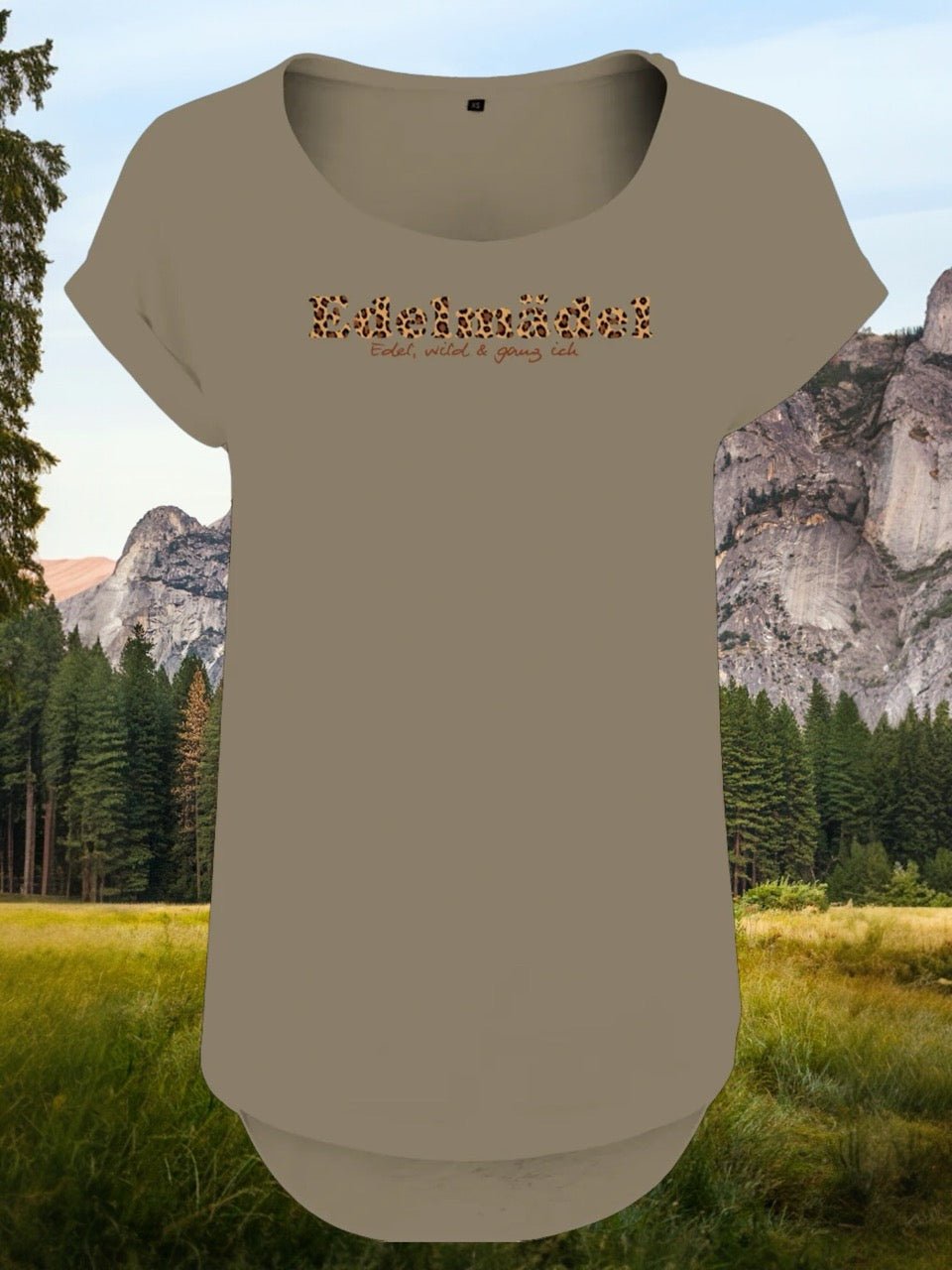 Shirt Edelmädel Slub Leo Logo - FROLLEIN KÄTHE Shop