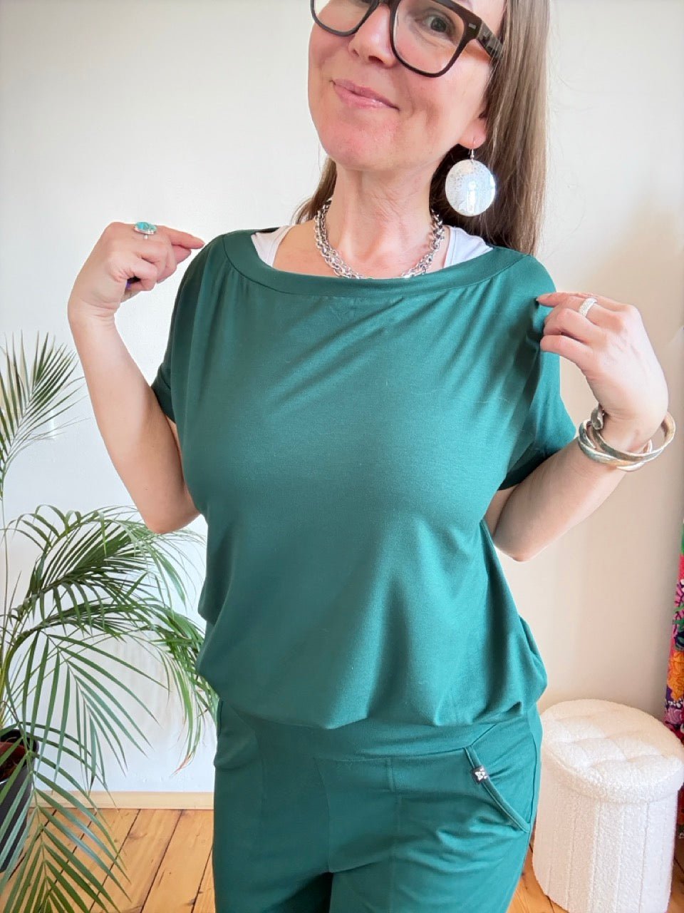 Shirt Flow Grün - FROLLEIN KÄTHE Shop