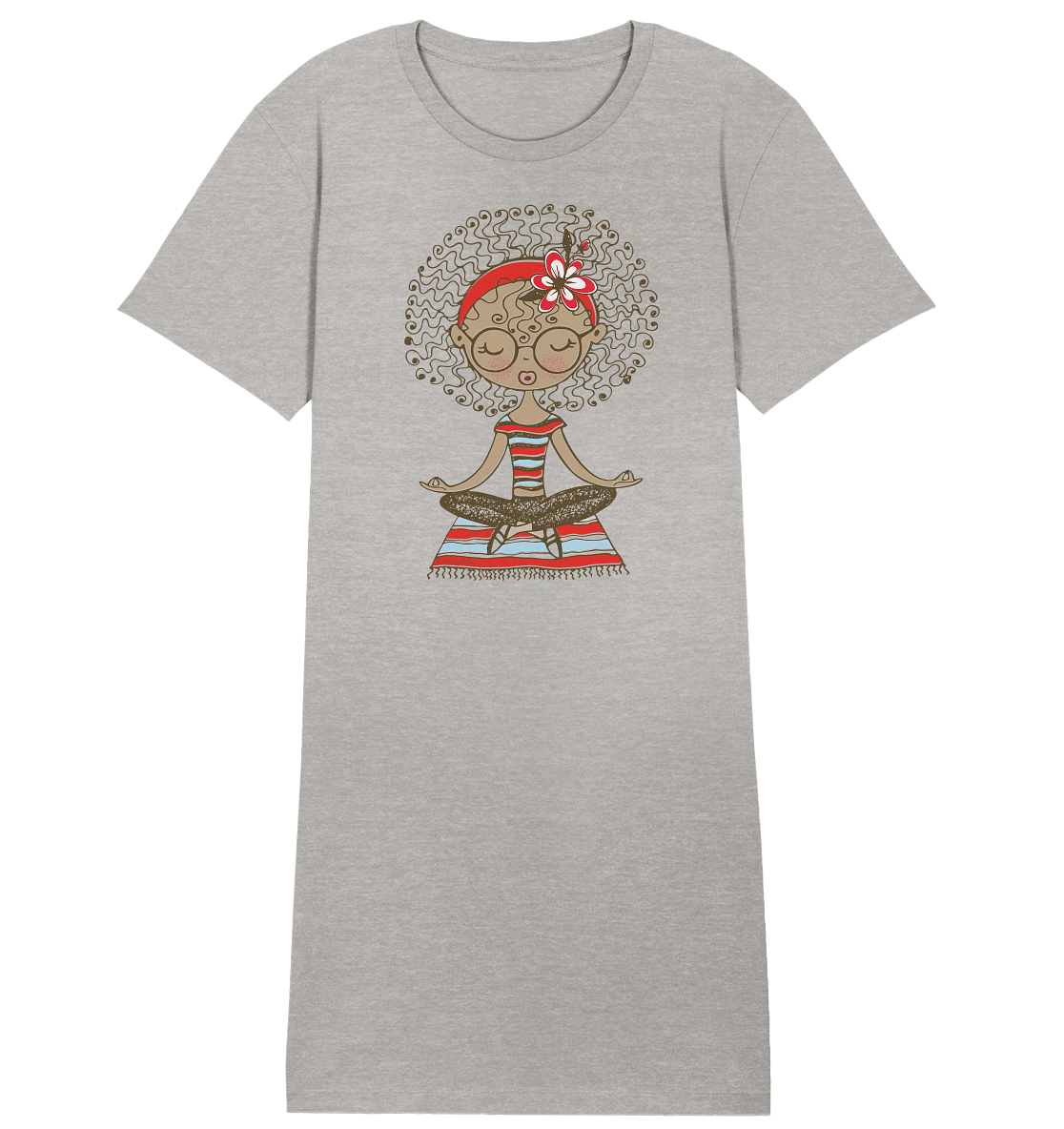 Shirt Kleid Edelmädel Organic Meditation Girl - FROLLEIN KÄTHE Shop