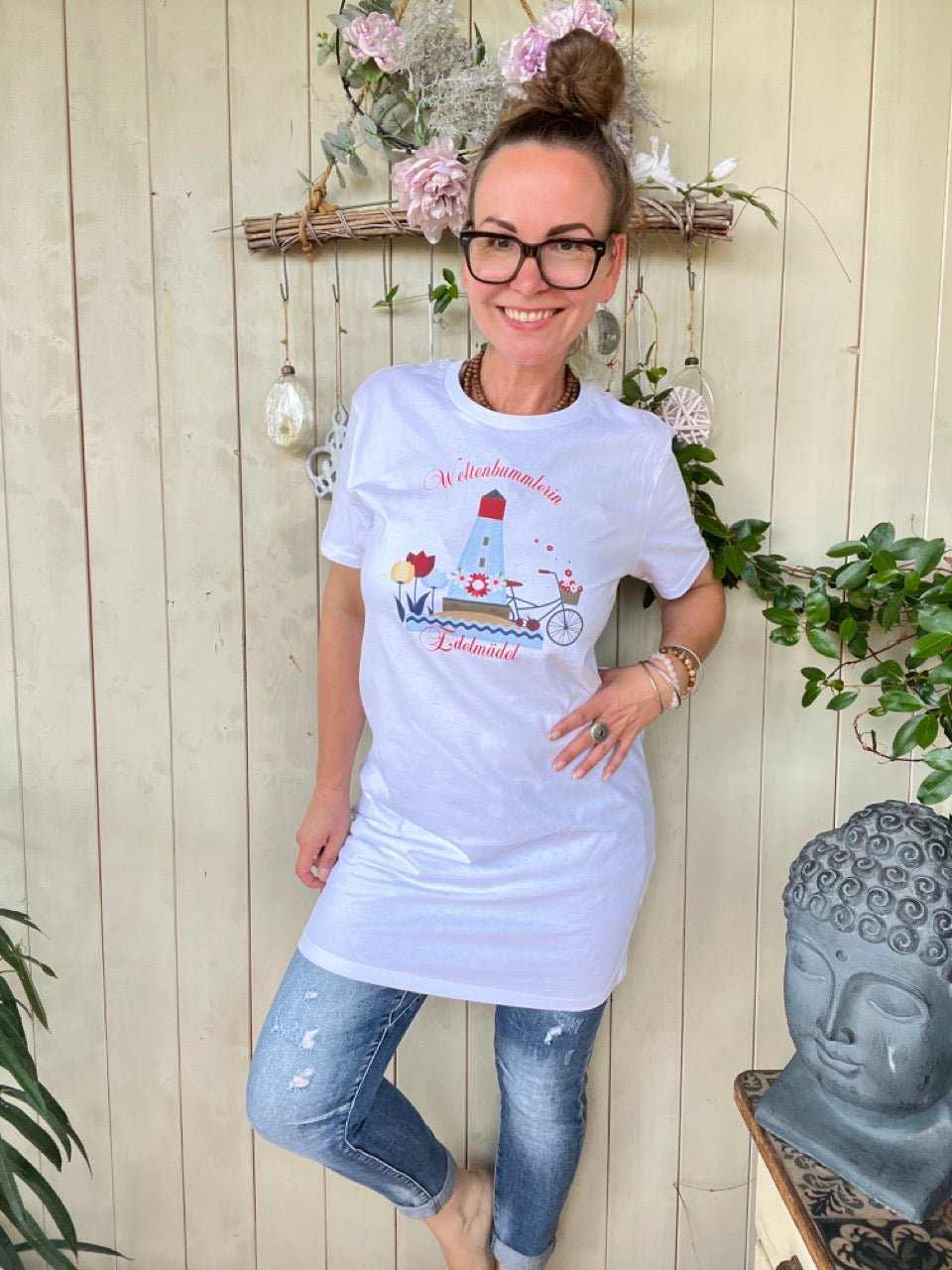 Shirt Kleid Edelmädel Organic Weltenbummlerin viele Farben - FROLLEIN KÄTHE Shop