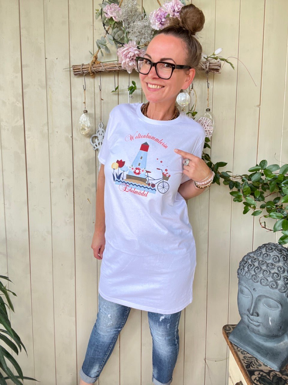 Shirt Kleid Edelmädel Organic Weltenbummlerin viele Farben - FROLLEIN KÄTHE Shop