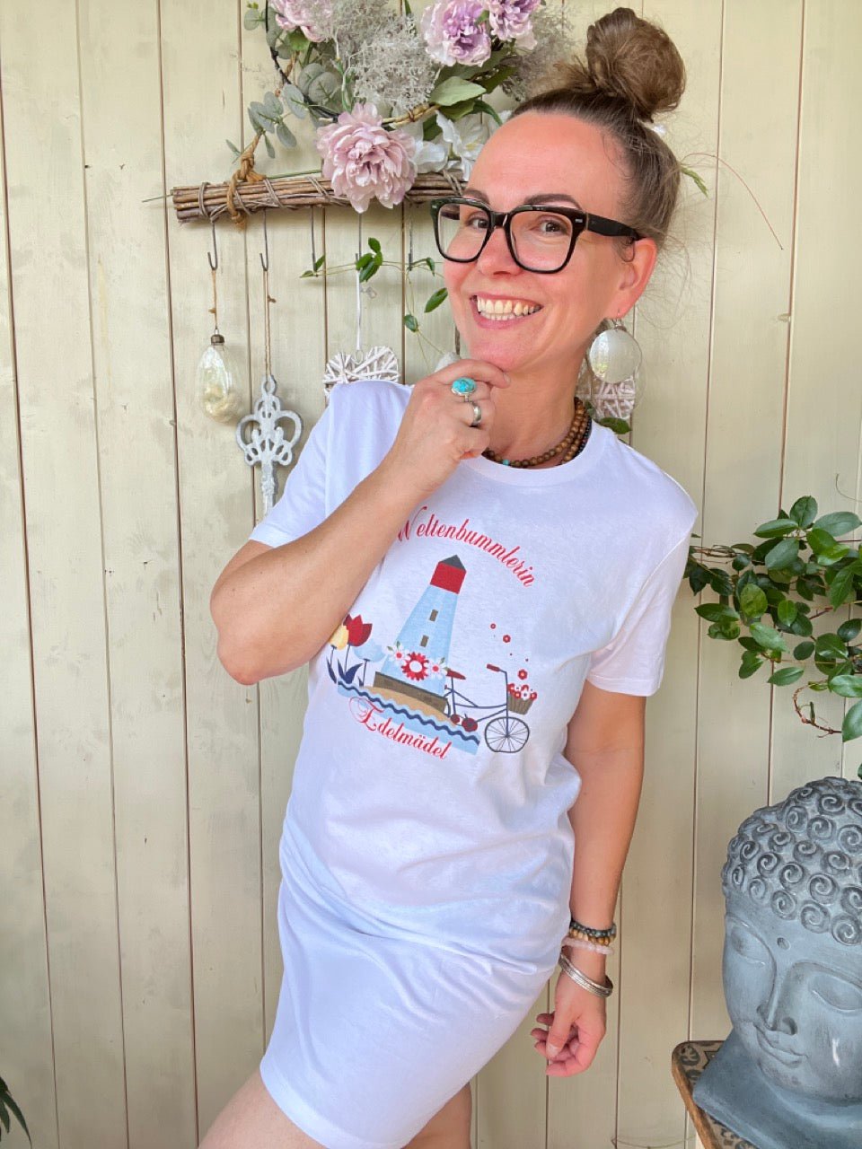 Shirt Kleid Edelmädel Organic Weltenbummlerin viele Farben - FROLLEIN KÄTHE Shop