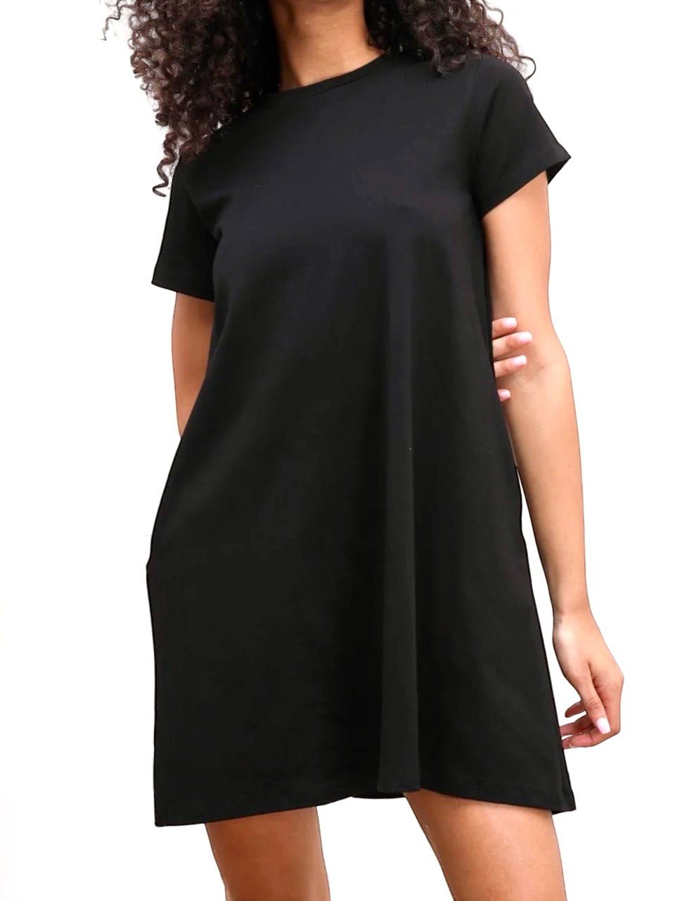 Shirt Kleid Paula Schwarz - FROLLEIN KÄTHE Shop