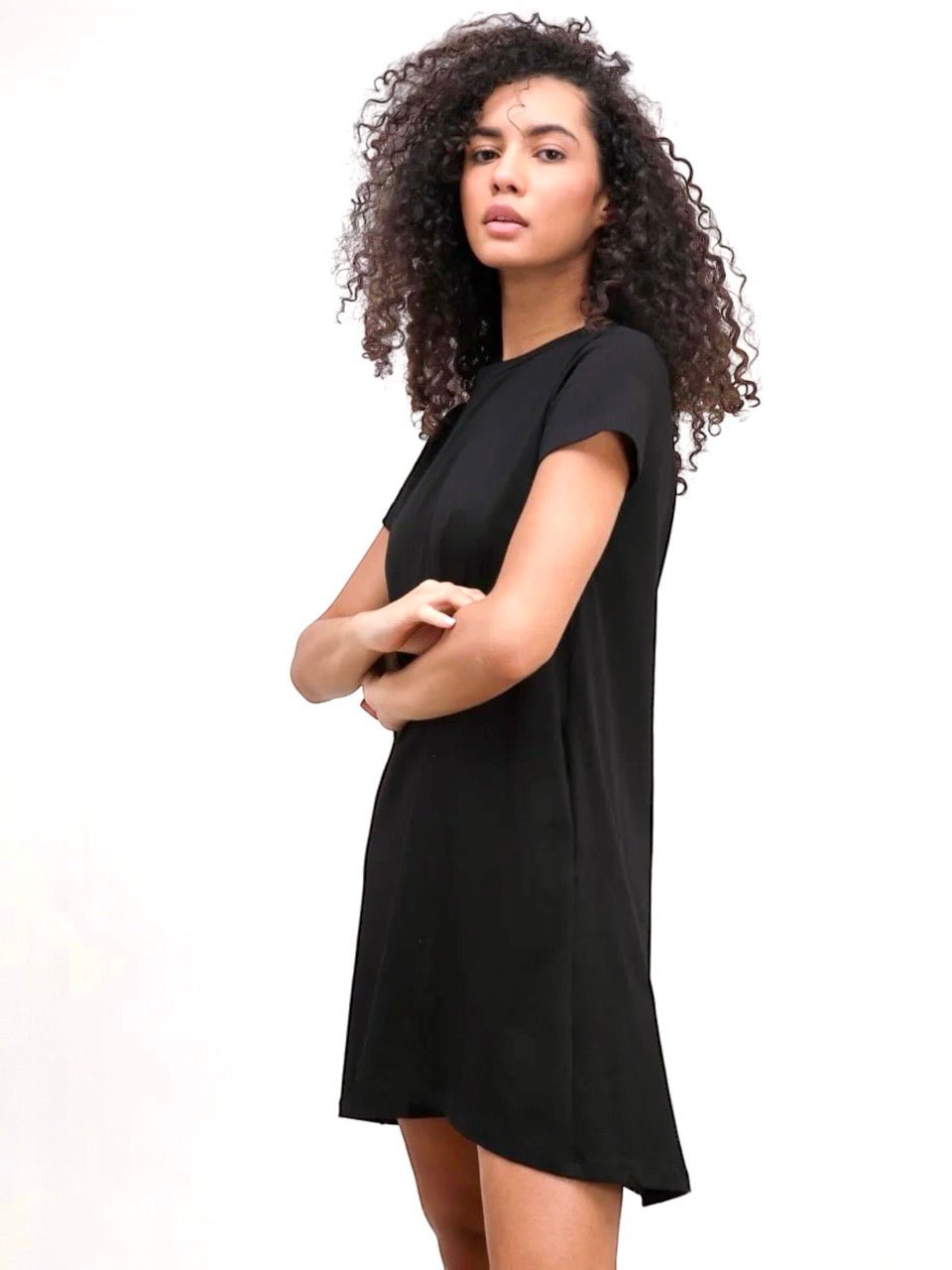Shirt Kleid Paula Schwarz - FROLLEIN KÄTHE Shop