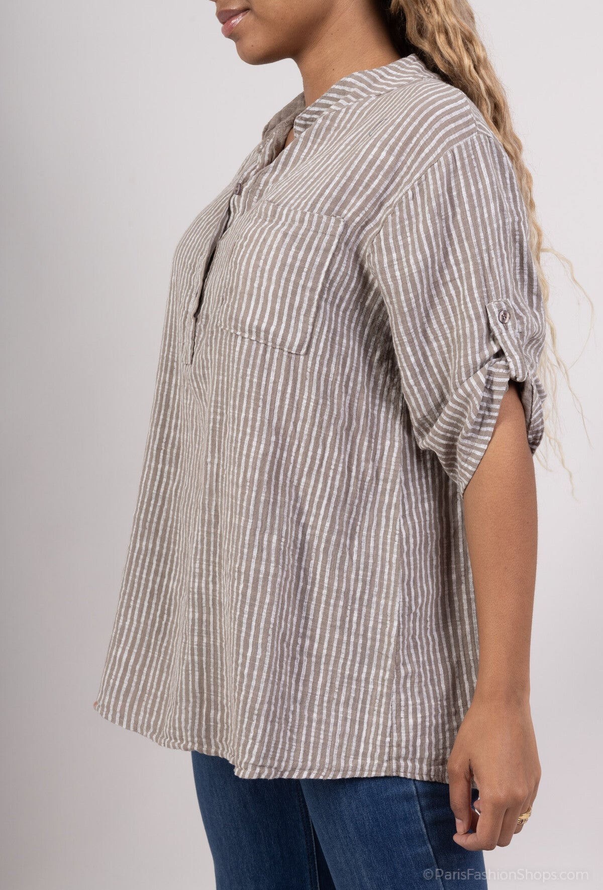 Shirt Knopfsache Cappuccino - FROLLEIN KÄTHE Shop