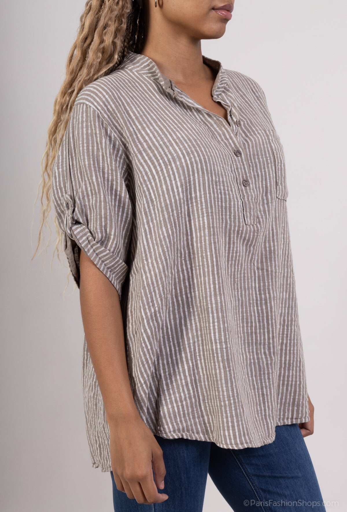 Shirt Knopfsache Cappuccino - FROLLEIN KÄTHE Shop