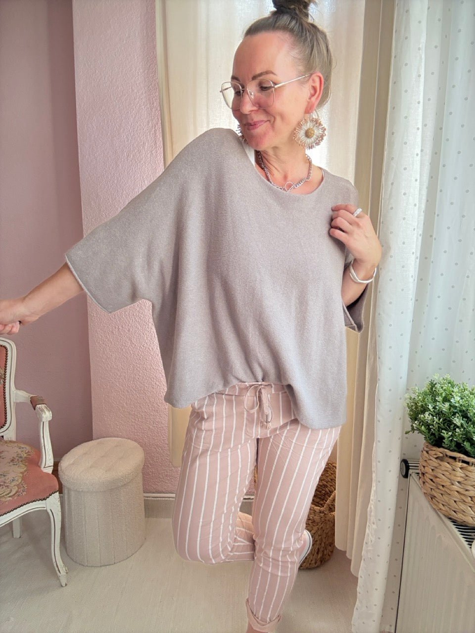 Shirt Kurz Pulli Strickhit viele Farben - FROLLEIN KÄTHE Shop