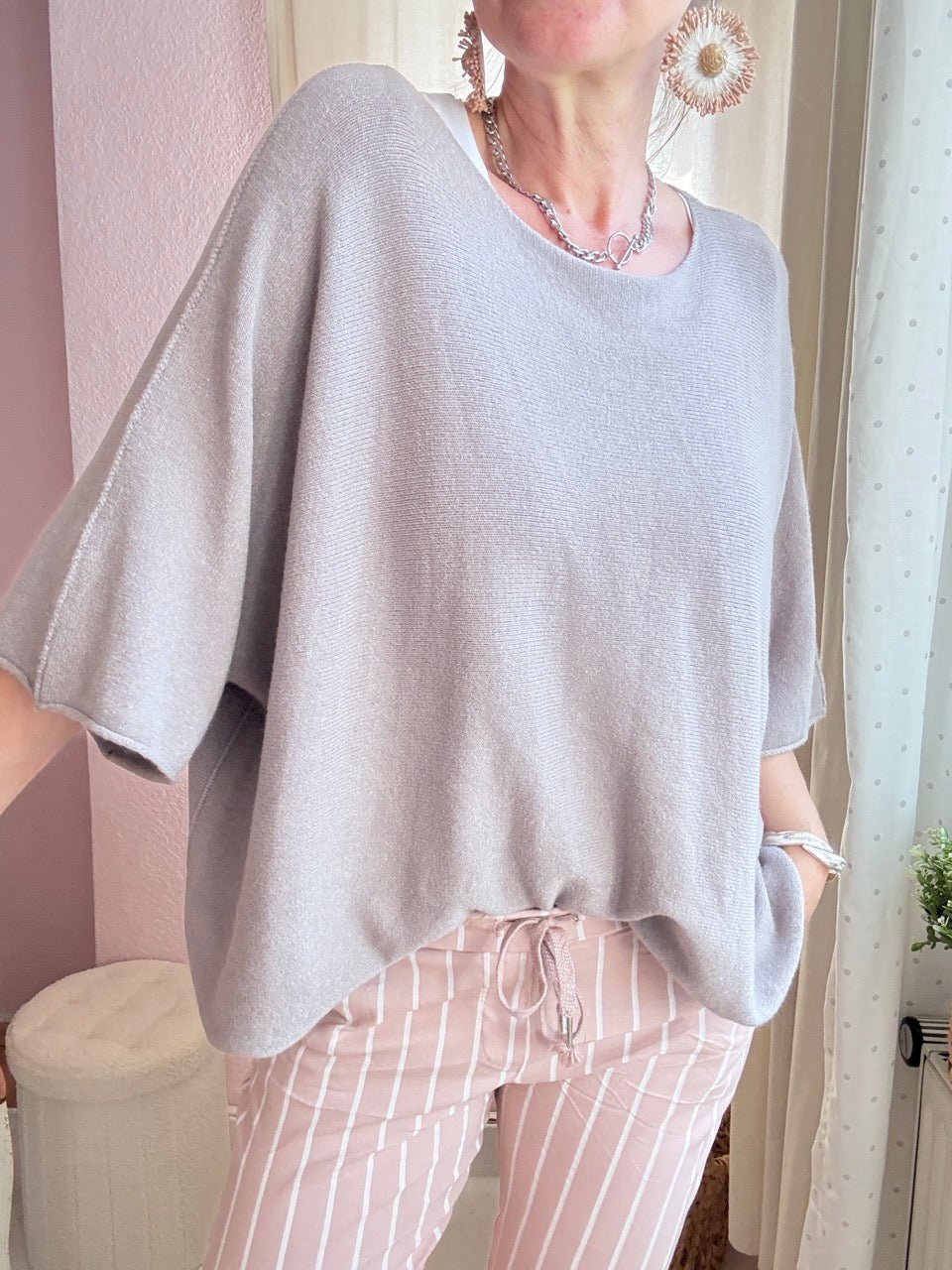 Shirt Kurz Pulli Strickhit viele Farben - FROLLEIN KÄTHE Shop