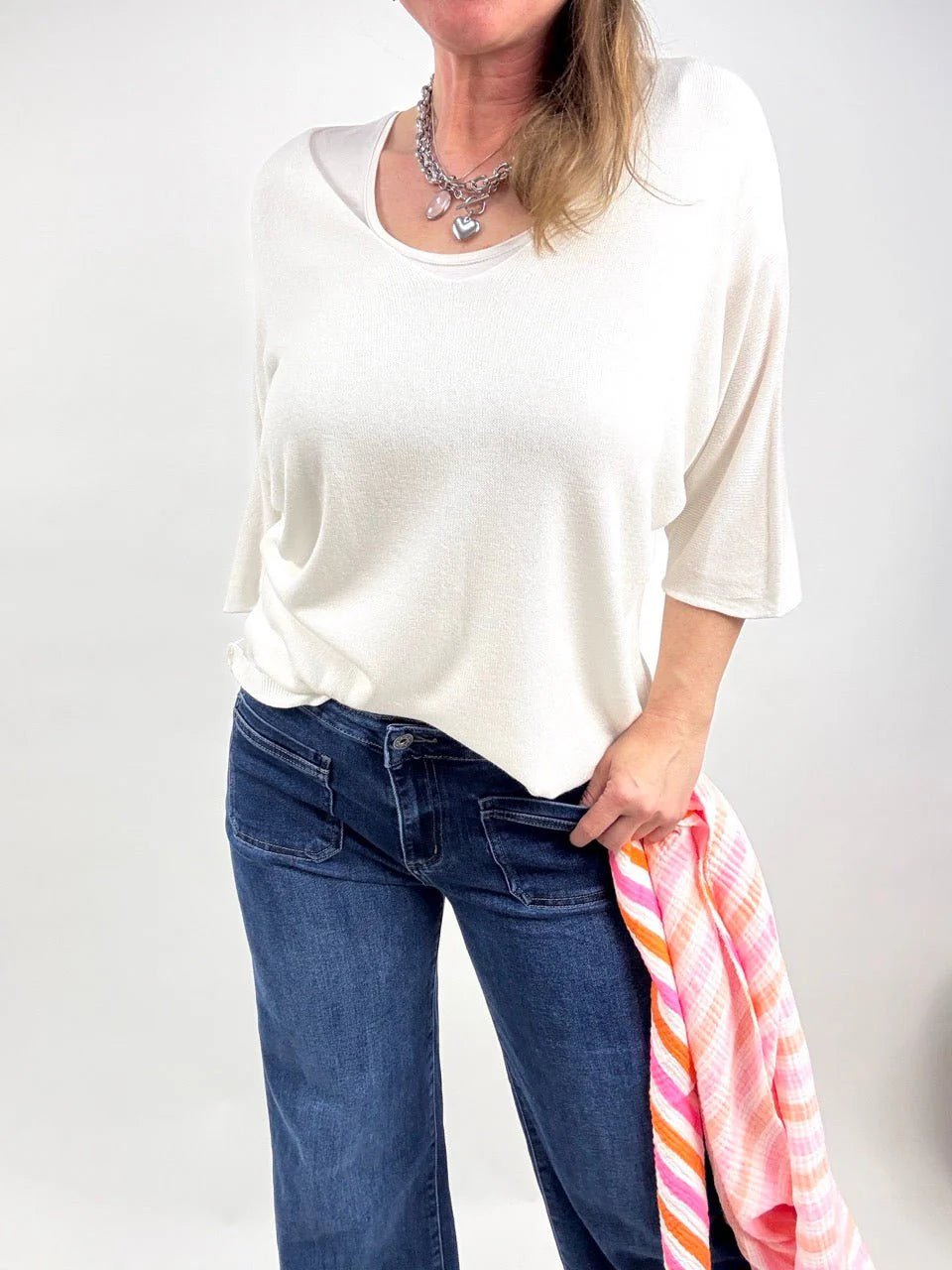 Shirt Leicht Verstrickt Bestseller! Basic Farben - FROLLEIN KÄTHE Shop