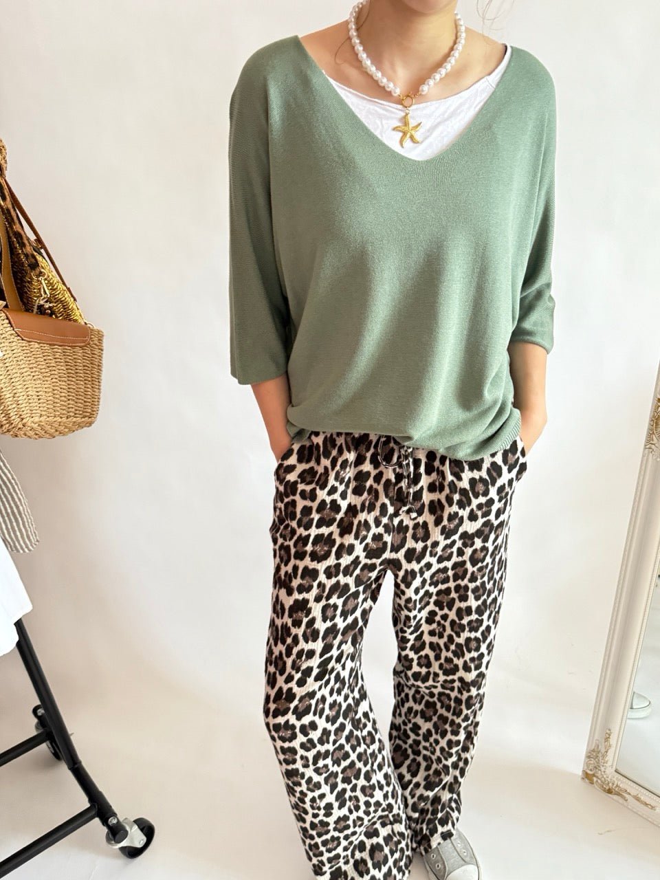 Shirt Leicht Verstrickt Bestseller! Basic Farben - FROLLEIN KÄTHE Shop