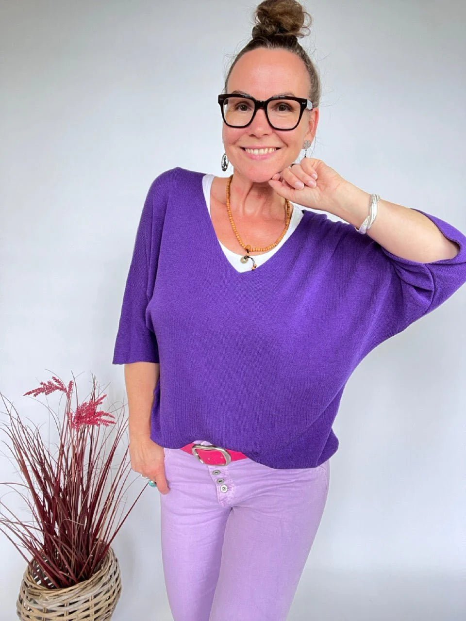 Shirt Leicht Verstrickt Bestseller! Viele Farben - FROLLEIN KÄTHE Shop