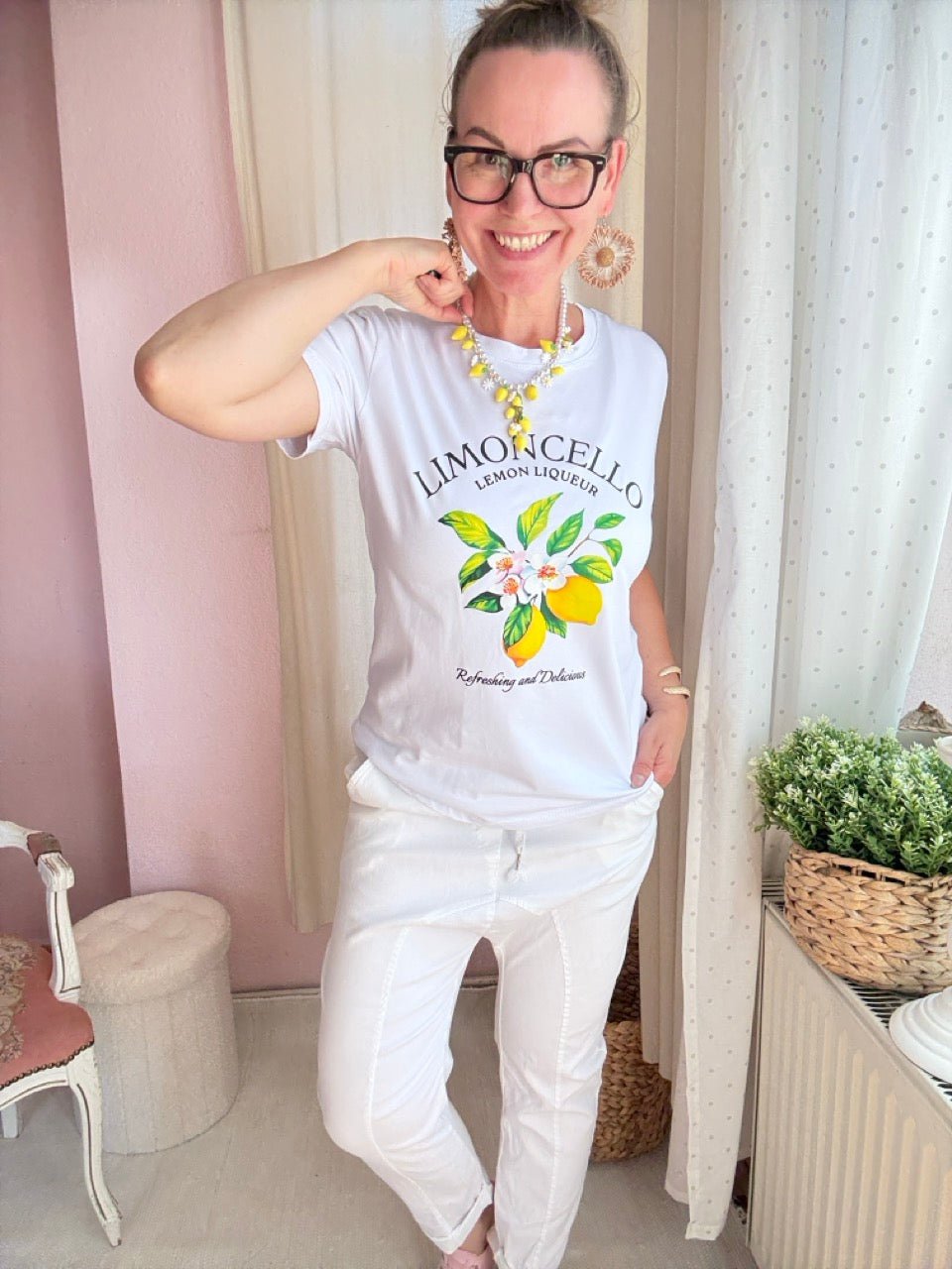 Shirt Limon Cello Weiß - FROLLEIN KÄTHE Shop