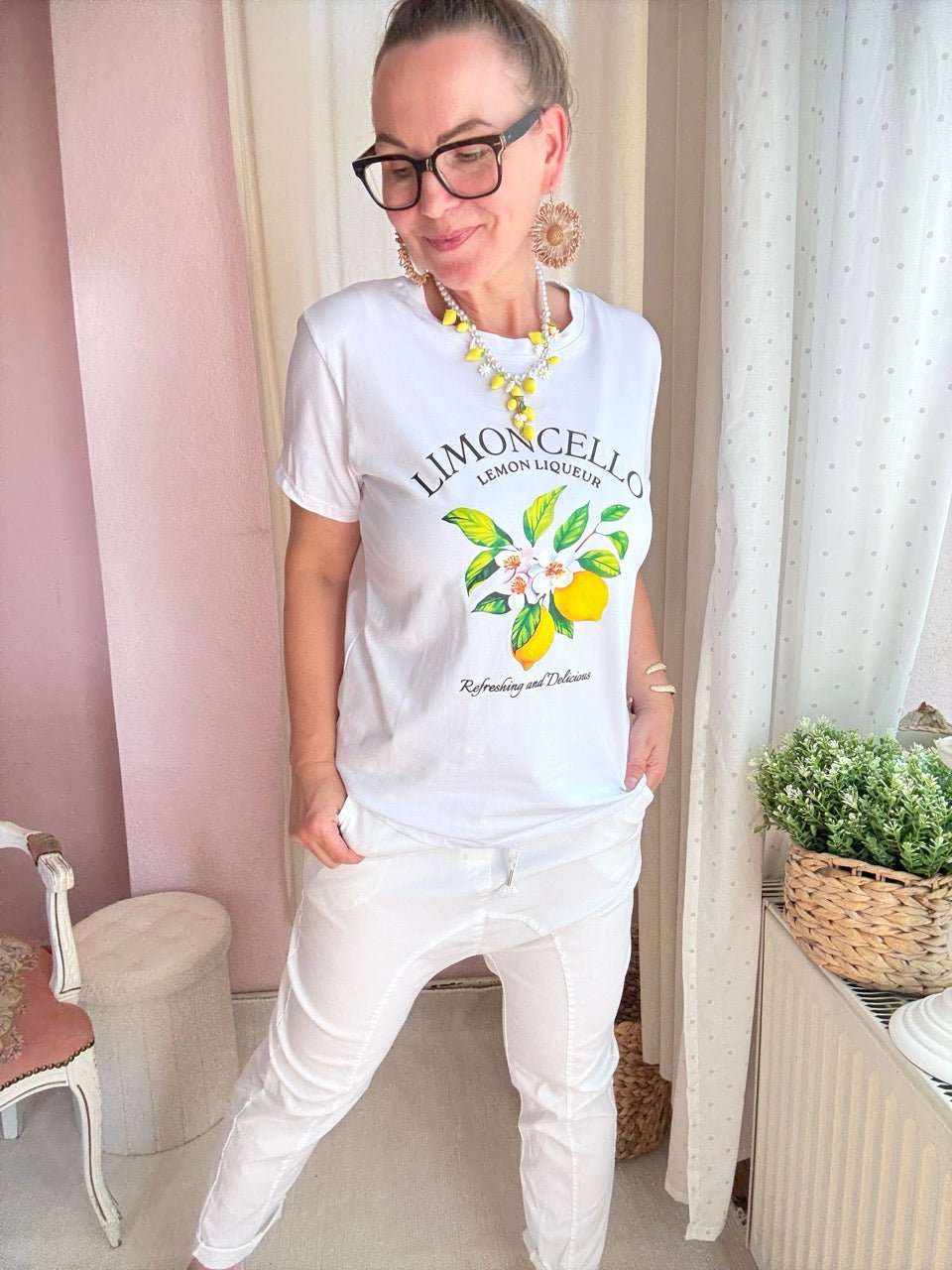 Shirt Limon Cello Weiß - FROLLEIN KÄTHE Shop