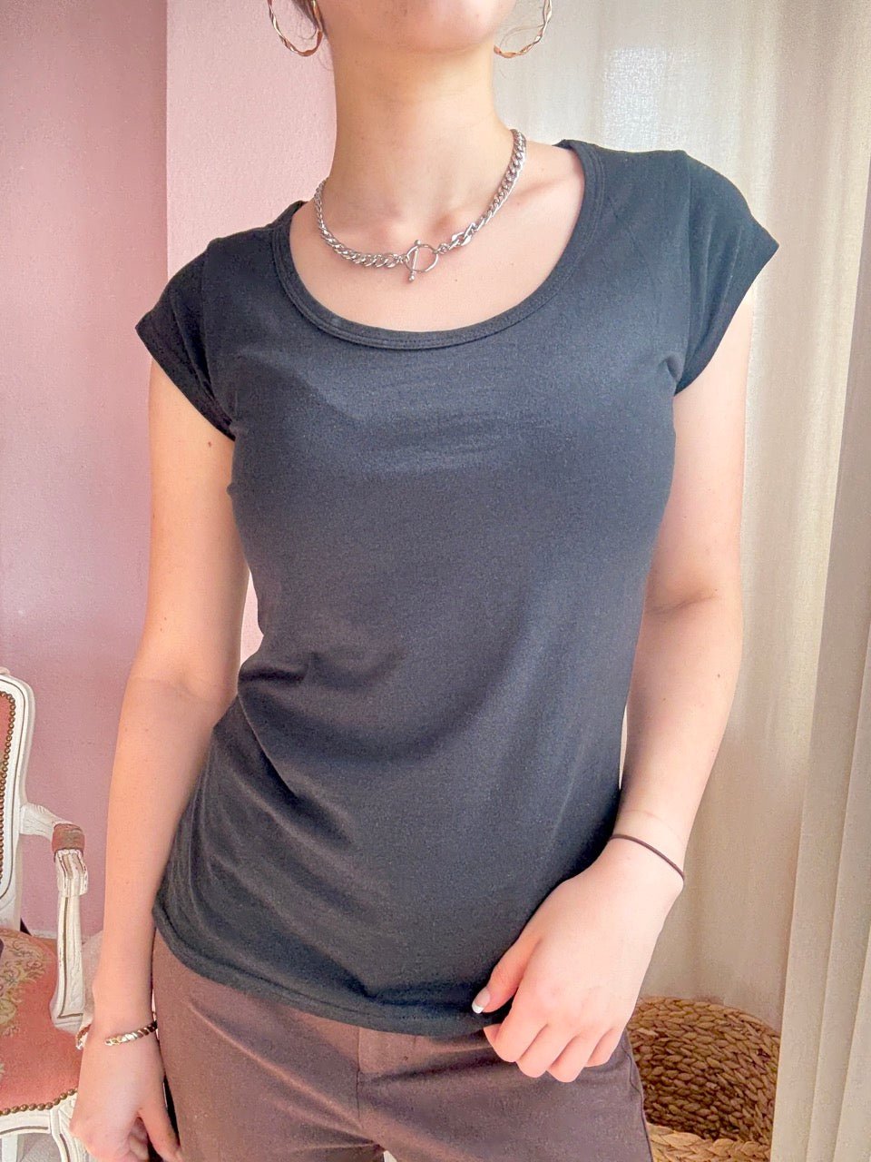 Shirt Sandy Schwarz und Weiß - FROLLEIN KÄTHE Shop