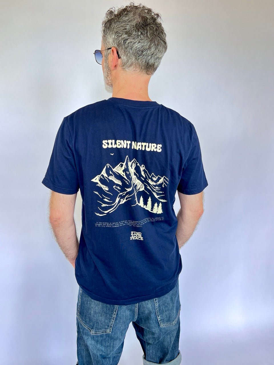 Shirt Silent Nature Bikeley Navy & Weiß NEU! - FROLLEIN KÄTHE Shop