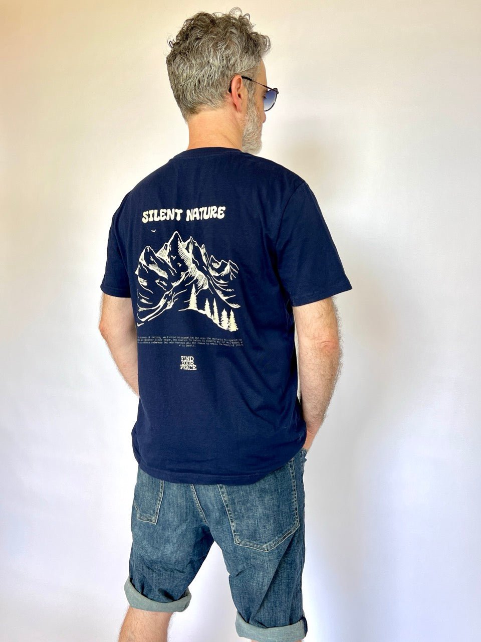 Shirt Silent Nature Bikeley Navy & Weiß NEU! - FROLLEIN KÄTHE Shop