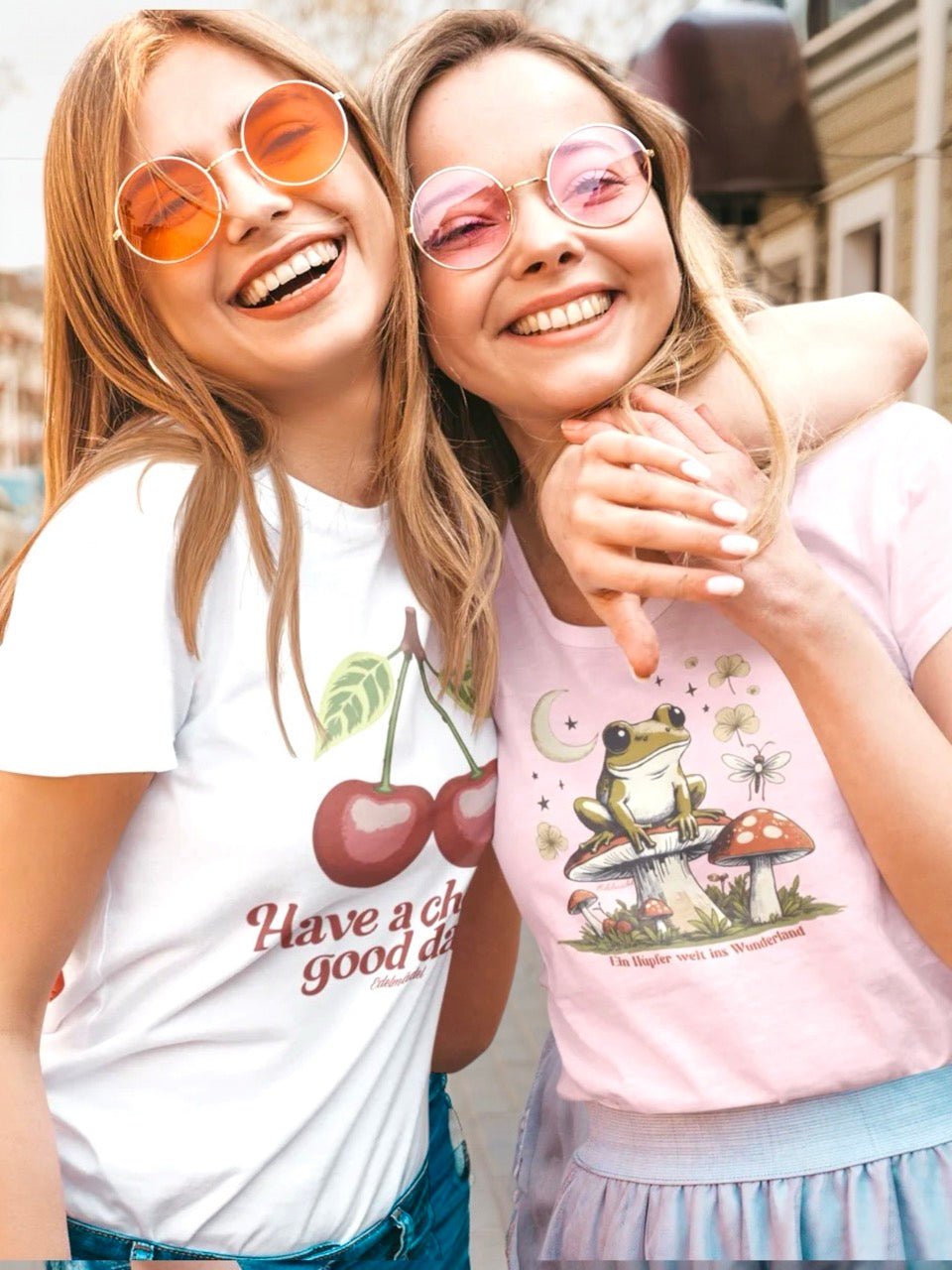 Shirt Slub Edelmädel Frog - FROLLEIN KÄTHE Shop