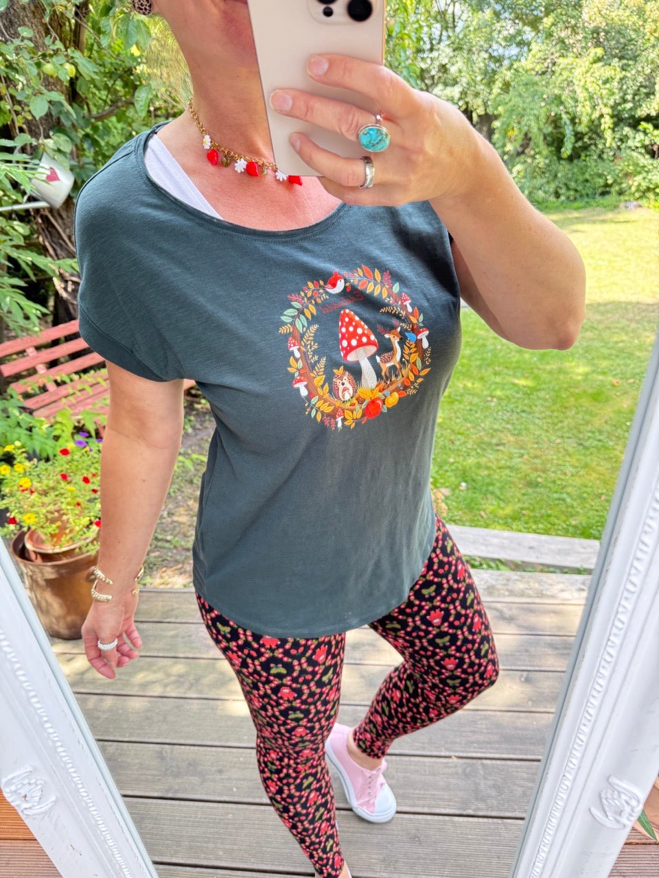 Shirt Slub Edelmädel Magie des Waldes - FROLLEIN KÄTHE Shop