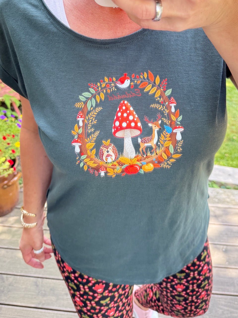 Shirt Slub Edelmädel Magie des Waldes - FROLLEIN KÄTHE Shop